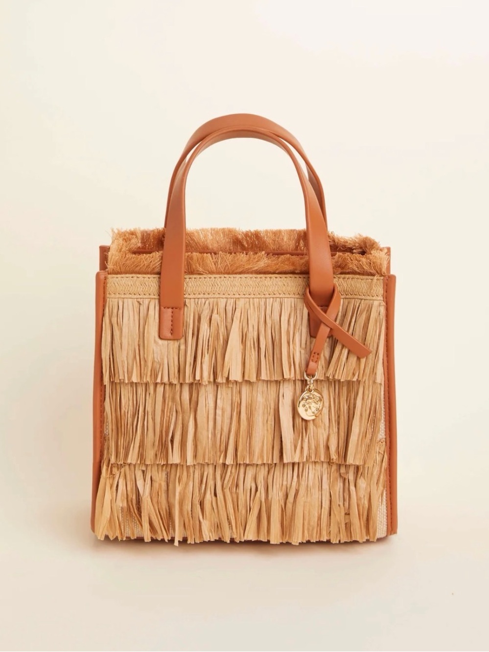 Spartina Fringe Dune Satchel Nutmeg